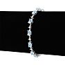 7 1/2ct Blue Topaz and Diamond Bracelet
 Image-5