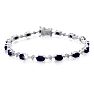 9 3/4ct Sapphire and Diamond Bracelet
 Image-1