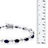 9 3/4ct Sapphire and Diamond Bracelet
 Image-4