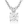 3/4ct 14k White Gold Diamond Pendant Image-1
