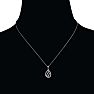 1/4ct Diamond Teardrop Necklace
 Image-4