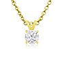 Our #1 Diamond Necklace! 1/4ct Diamond Necklace in Yellow Gold With Free Chain!
 Image-1
