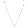 Our #1 Diamond Necklace! 1/4ct Diamond Necklace in Yellow Gold With Free Chain!
 Image-2