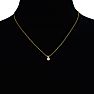 Our #1 Diamond Necklace! 1/4ct Diamond Necklace in Yellow Gold With Free Chain!
 Image-4