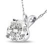 1 ½ Carat Diamond Pendant in 14k White Gold. Big,But Not Very Fine Diamond. Great For The Money!
 Image-2