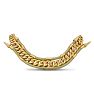 Antique Gold Spike and Leather Necklace Image-1