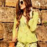 Antique Gold Spike and Leather Necklace Image-4
