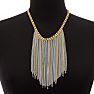 Two Tone Strand Necklace Image-3