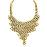Gold V Shaped Chain Bib Image-1