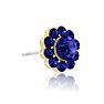 Passiana Mini Flower Crystal Earrings, Blue Image-3
