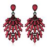 Passiana Cascading Crystal Earrings, Marsala Image-2
