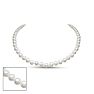 16 Inch 6mm AA Hand Knotted Pearl Necklace, 14K Yellow Gold Clasp Image-1