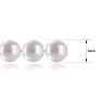 16 Inch 6mm AA Hand Knotted Pearl Necklace, 14K Yellow Gold Clasp Image-5