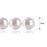 30 inch 10mm AA Pearl Necklace With 14K Yellow Gold Clasp Image-5