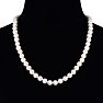 30 inch 10mm AA Pearl Necklace With 14K Yellow Gold Clasp Image-6