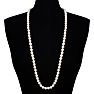 36 inch 10mm AA Pearl Necklace With 14K Yellow Gold Clasp Image-5
