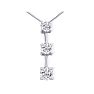 1/2ct Diamond Pendant in Solid White Gold, An Amazing Classic. Lowest Price EVER! Image-1