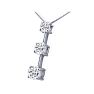 1/2ct Diamond Pendant in Solid White Gold, An Amazing Classic. Lowest Price EVER! Image-2
