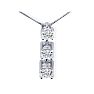 1/2ct Diamond Pendant in Solid White Gold, An Amazing Classic. Lowest Price EVER! Image-3
