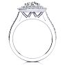 2 1/2 Carat Double Halo Round Diamond Engagement Ring in 14K White Gold

 Image-3