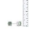 2ct Green Amethyst Earrings in Sterling Silver Image-3