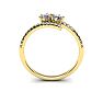 1/2 Carat Two Stone Diamond Ring In 14K Yellow Gold Image-3
