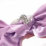 1/2 Carat Two Stone Diamond Swirl Ring In 14K White Gold Image-7