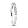 1/3ct Diamond matching wedding band matching to JWL11741 ( 2.25ct Princess Diamond Bridal Set in 14k White Gold)
 Image-4