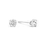 1/4 Carat Diamond Stud Earrings In White Gold With Free Matching Pendant Image-3