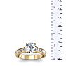 1 1/2 Carat Classic Engagement Ring With 1 Carat Center Diamond In 14K Yellow Gold Image-7