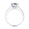 1 1/2 Carat Diamond Engagement Ring With 1 Carat Princess Cut Center Diamond In 14K White Gold Image-3