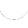 14 Karat Yellow & White Gold 3.0mm 16 Inch Two-Tone Reversible Omega Chain Necklace Image-1