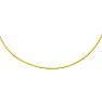 14 Karat Yellow Gold 3.0mm 16 Inch Round Omega Chain Necklace Image-1