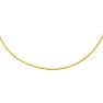 14 Karat Yellow Gold 3.0mm 18 Inch Round Omega Chain Necklace Image-1