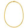 14 Karat Yellow Gold 4.0mm 16 Inch Round Omega Chain Necklace Image-1