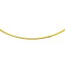 14 Karat Yellow Gold 2.0 mm 16 Inch Round Omega Chain Necklace Image-1