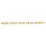 14 Karat Yellow & White Gold 7.75 Inch Shiny Marquise & Oval Link Bracelet Image-1