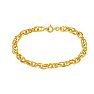 14 Karat Yellow Gold 7.50 Inch Shiny Euro Link Bracelet Image-1