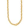 14 Karat Yellow Gold 18 Inch Shiny Euro Link Necklace Image-1