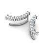 1/2ct Diamond Ear Climbers In 14K White Gold Image-1