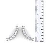 1/2ct Diamond Ear Climbers In 14K White Gold Image-6