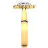 1 1/2ct Oval And Round Diamond Classic Engagement Ring In 14 Karat Yellow Gold Image-4