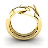 Super Bold And Gorgeous 1/4 Carat Diamond Band In 14K Yellow Gold Image-3
