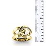 Super Bold And Gorgeous 1/4 Carat Diamond Band In 14K Yellow Gold Image-5