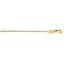 14 Karat Yellow Gold 0.80mm 30 Inch Classic Box Chain Necklace Image-1