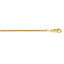 14 Karat Yellow Gold 1.1mm 16 Inch Classic Box Chain Necklace Image-1