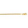 14 Karat Yellow Gold 1.4mm 22 Inch Classic Box Chain Necklace Image-1