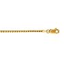 14 Karat Yellow Gold 1.6mm 24 Inch Classic Box Chain Necklace Image-1
