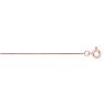 14 Karat Rose Gold 0.45mm 18 Inch Classic Pink Box Chain Necklace Image-1