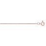 14 Karat Rose Gold 0.45mm 18 Inch Classic Pink Box Chain Necklace Image-1